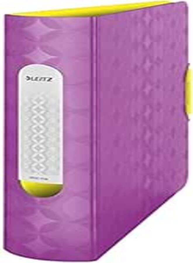 Leitz lever arch file, retro chic range, 8 cm width, 11330065 - a4, purple